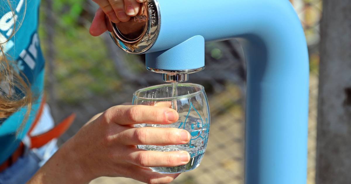 Trinkwasserbrunnen auf dem Wuppertaler Schusterplatz
