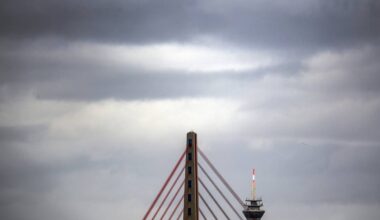 Heftiger Starkregen in der Nacht zu Dienstag