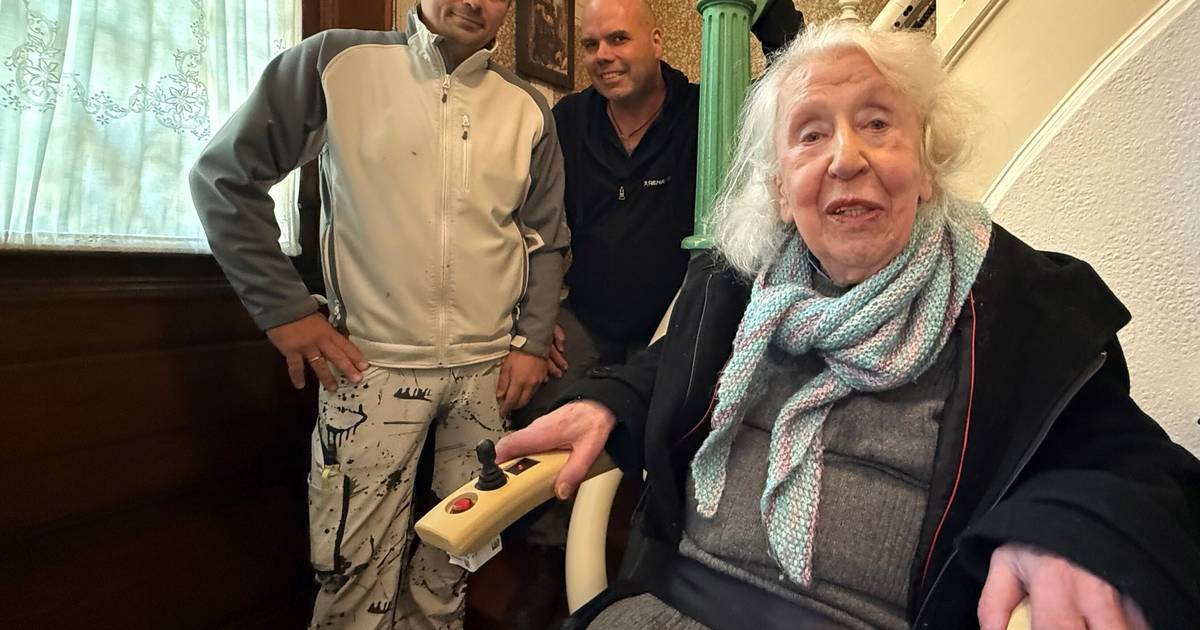 94-jährige Kioskbesitzerin aus Wuppertal hat eine Treppenlift