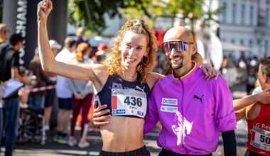 Esther Pfeiffer von Düsseldorf Athletics krönt ihr Comeback mit Meistertitel.