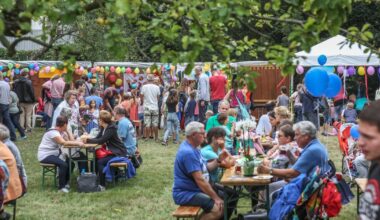 Programm des Budenfests vom Kinderhilfezentrum