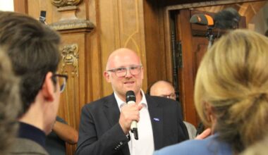 Sören Link (SPD) und Carsten Groß (AfD) in der Stichwahl
