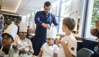 Grundschüler kochen im Hotel Kö59