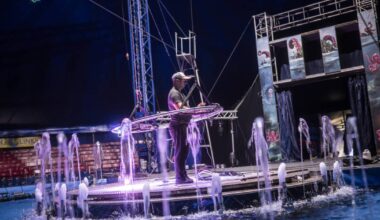 Wasserzirkus Waterland kommt mir 120 Tonnen Wasser
