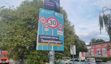 CDU Mönchengladbach darf Verkehrsschilder auf Wahlplakaten zeigen