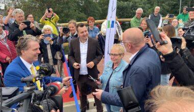 Cölve-Brücke zwischen Duisburg und Moers eröffnet