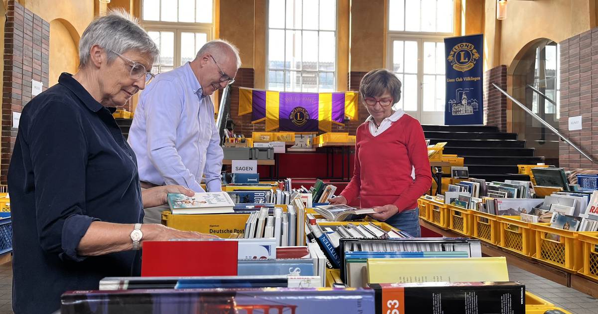Lions Club Völklingen bietet tausende Bücher im Alten Bahnhof