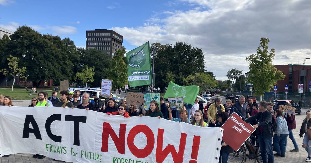 40 Teilnehmer bei „Fridays for Future“-Demo in Mönchengladbach
