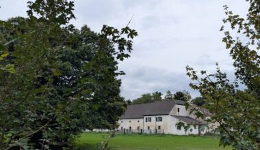 Der Park mit Ponyhof und Sauna in der Nachbarschaft