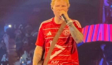 Deshalb trug Ed Sheeran bei seinem Auftritt ein F95-Trikot