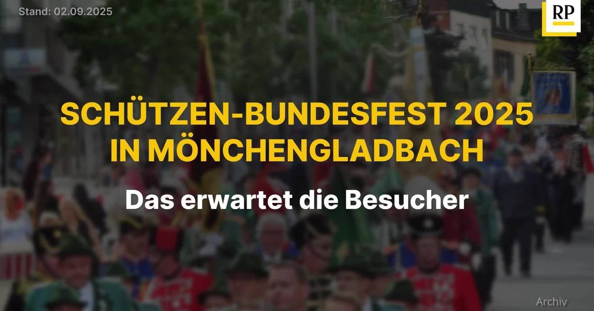 Schützen-Bundesfest 2025 in Mönchengladbach - das erwartet die Besucher