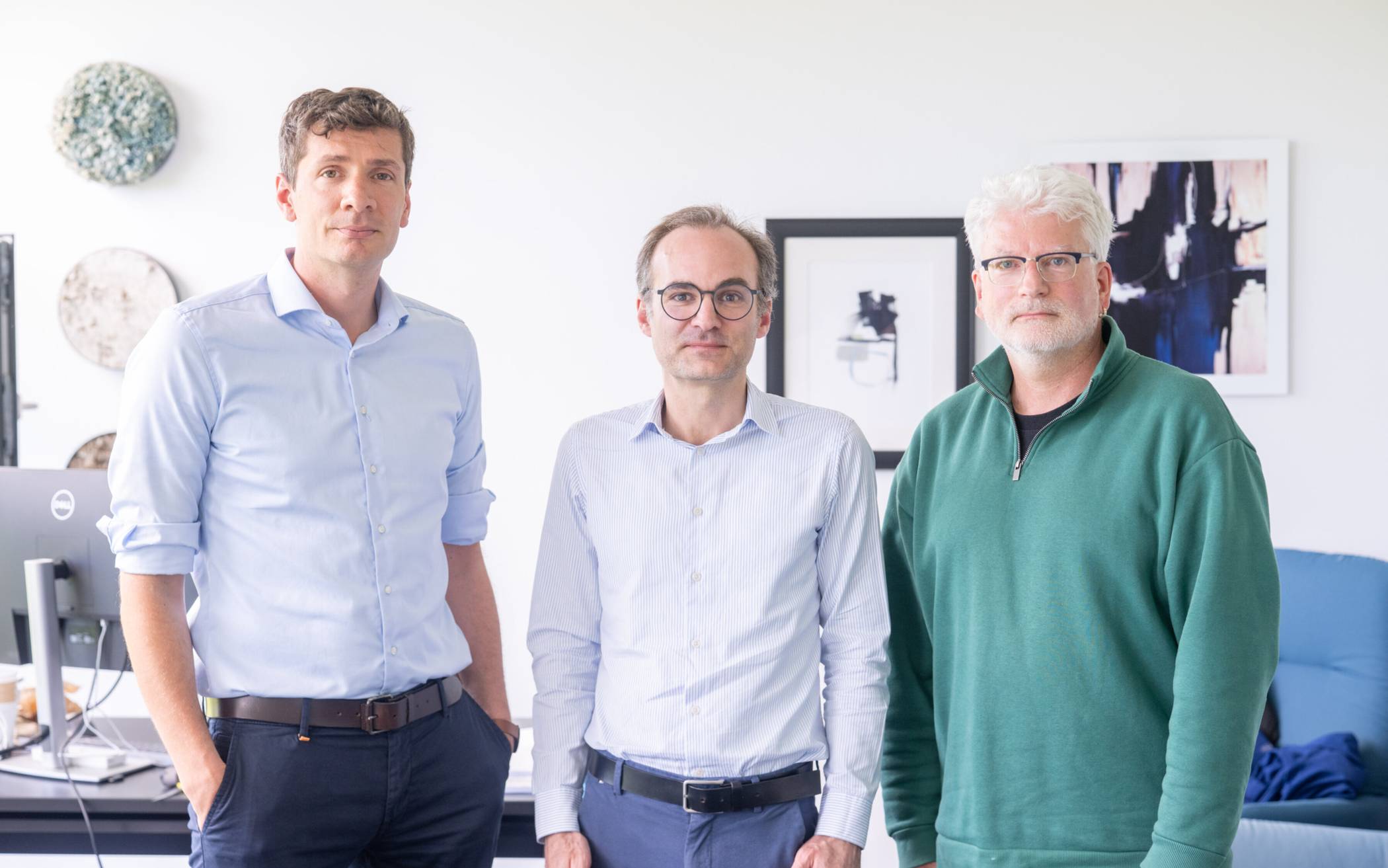  Im Mai blickten die beiden Geschäftsführenden Direktoren der neuen Institute, Paul Marx und David Kaldewey (von links), sowie Dekan Stephan Conermann optimistisch auf die Zukunft der Politikwissenschaft und der Soziologie in Bonn. 