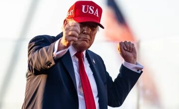 Freudentänzchen wegen des Business-Booms: US-Präsident Donald Trump (Foto: The White House)