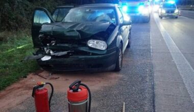 Unfall A 3 - Feuerwehr Ratingen im Einsatz