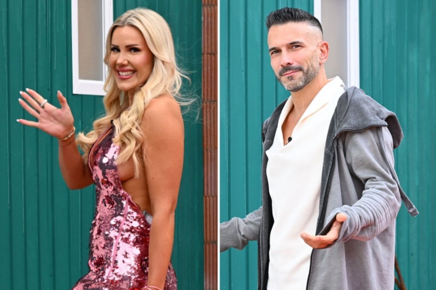 Marc Terenzi und Laura Blond beim Einzug in das "Promi Big Brother"-Haus.