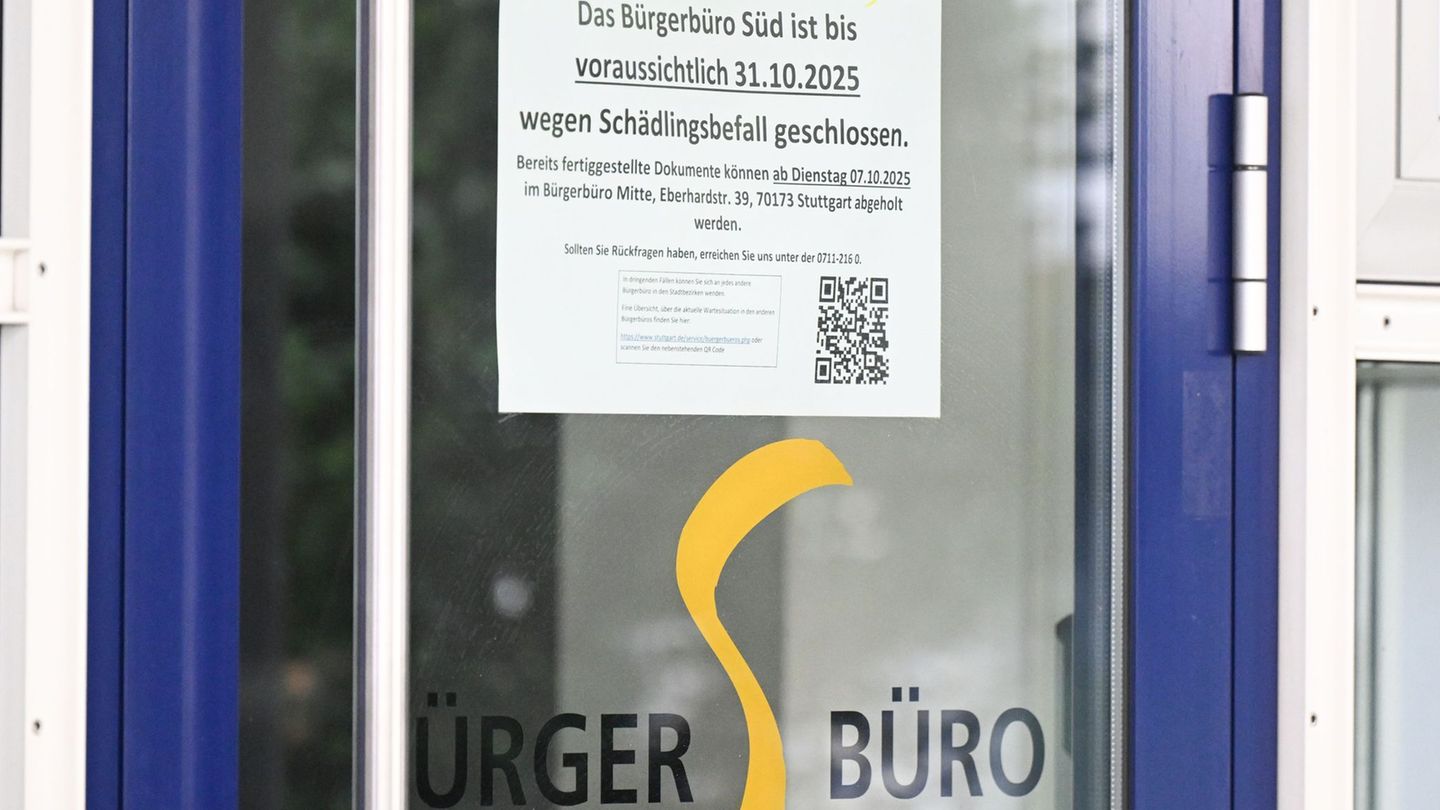 Wegen Mäusebefalls bleibt das Bürgerbüro Süd in Stuttgart geschlossen. Foto: Bernd Weißbrod/dpa