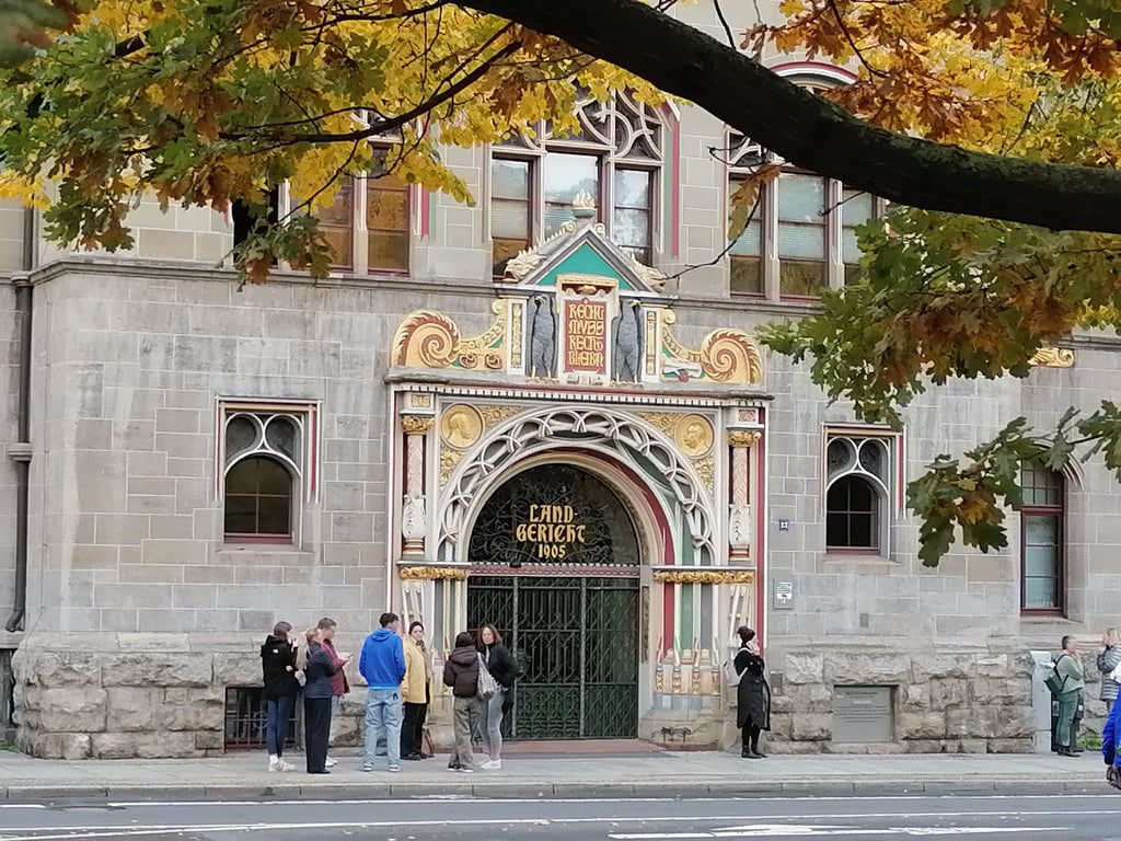 Das Landgericht Halle. Foto: Andreas Löffler