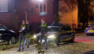 In Hamburg-Wandsbek wurden zwei Männer durch Schüsse verletzt. Foto: René Schröder/NEWS5/dpa
