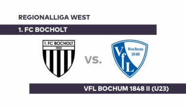 1. FC Bocholt - VfL Bochum 1848 II (U23): Krisenteam will punkten - Regionalliga West