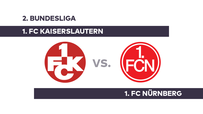 1. FC Kaiserslautern - 1. FC Nürnberg: Nürnberg vor schwerer Aufgabe - 2. Bundesliga
