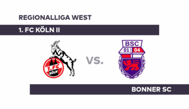 1. FC Köln II - Bonner SC: Bei Köln II hängen die Trauben hoch - Regionalliga West