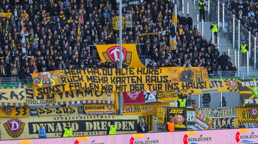 Dynamo Dresden provoziert Hertha BSC mit Sprüchen