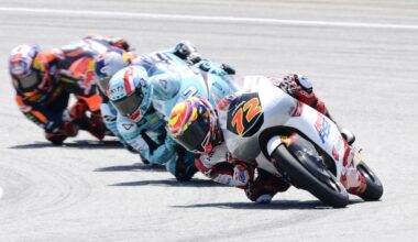 Honda-Pilot Taiyo Furusato steuert seinem ersten Moto3-Triumph entgegen