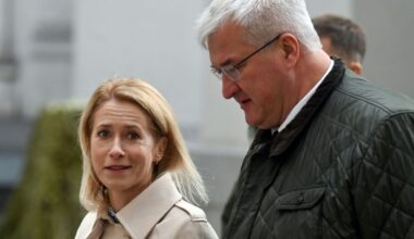 Kaja Kallas und Andrij Sybiha in Kiew