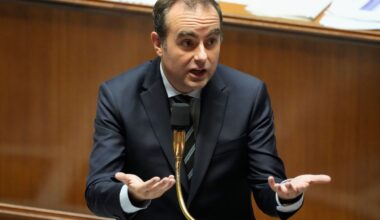 Premier Lecornu muss sich einem Misstrauensvotum in der Nationalversammlung stellen. Foto: Michel Euler/AP/dpa