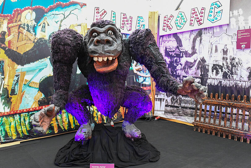 King Kong im Museumszelt auf der Oidn Wiesn 2024. King Kong im Museumszelt auf der Oidn Wiesn 2024.