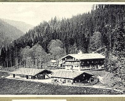 Das Forsthaus Valepp 1935.