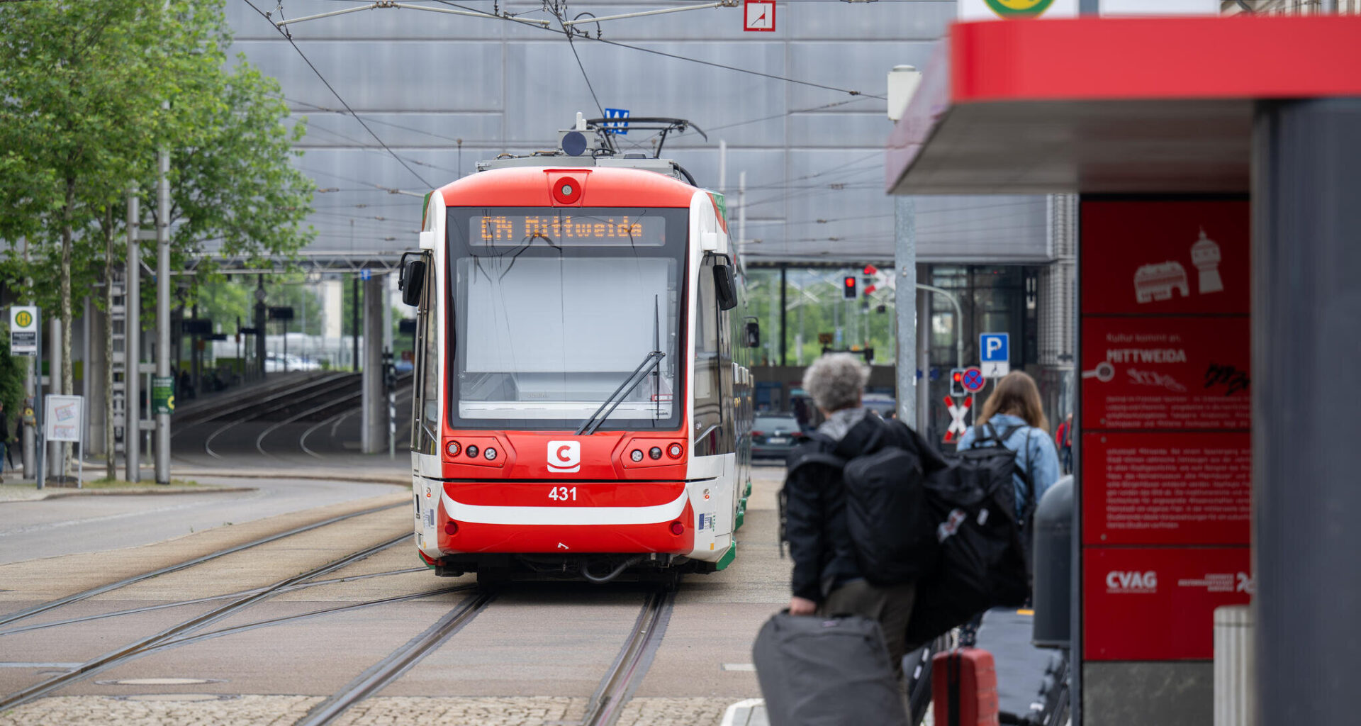 Wo die City-Bahn Chemnitz im Oktober nicht fährt