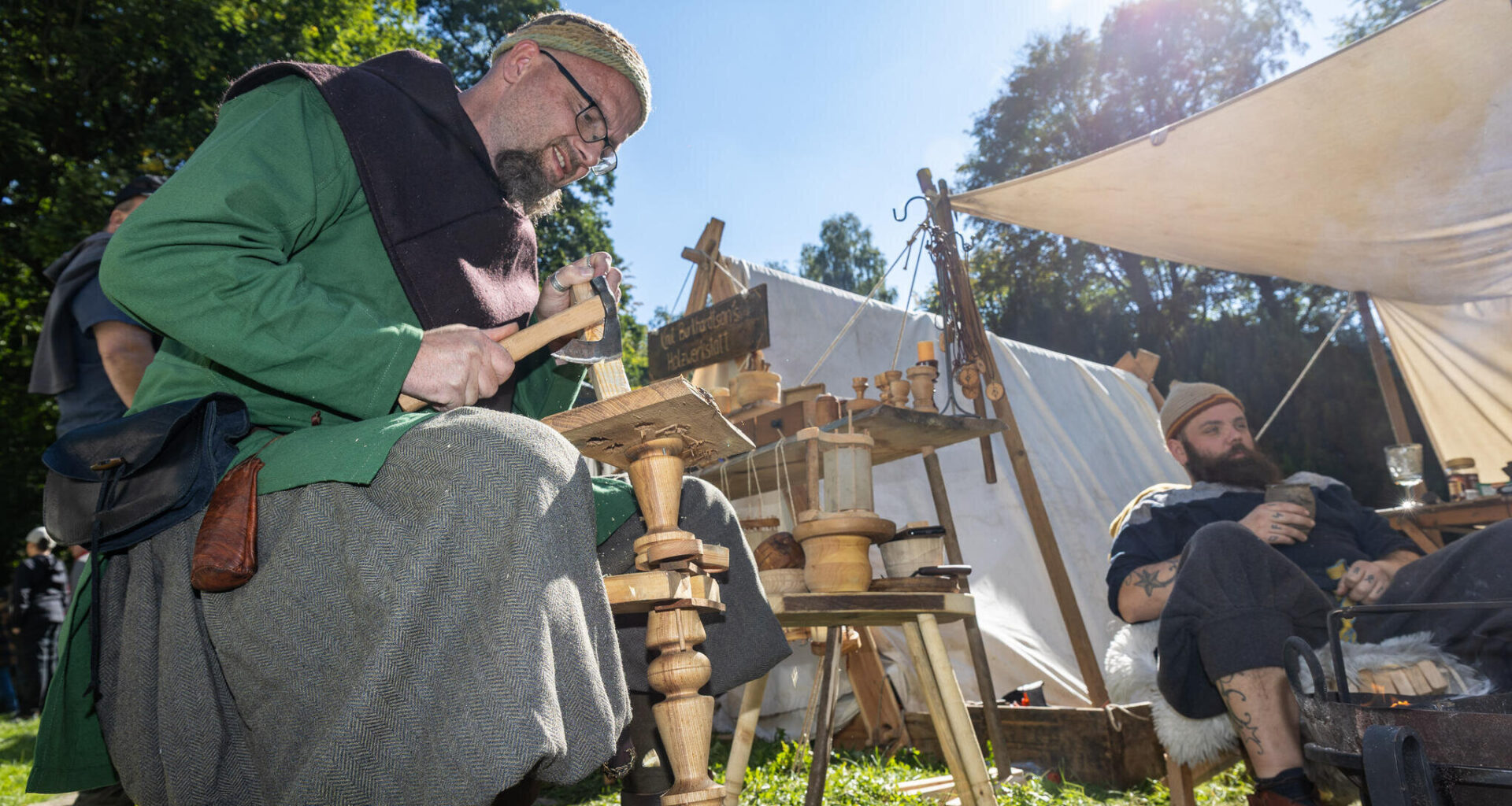 Was das Wikingerspektakel auf Burg Rabenstein in Chemnitz bietet