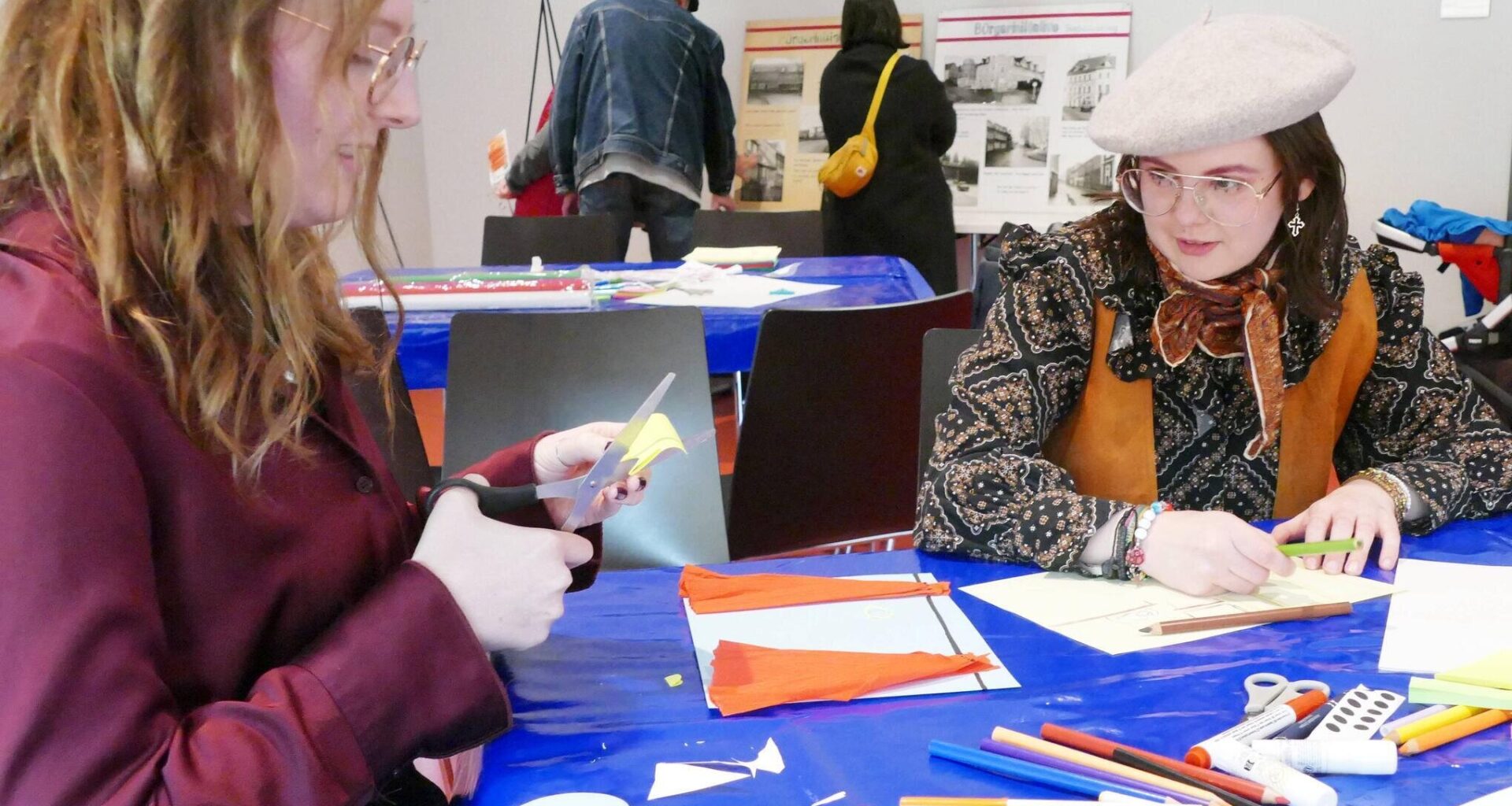 In der Zschopauer „Werkstatt zur Deutschen Einheit“ wird an einer Ausstellung gefeilt