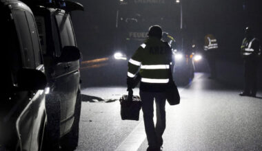 Mann an A 4 bei Chemnitz verstorben