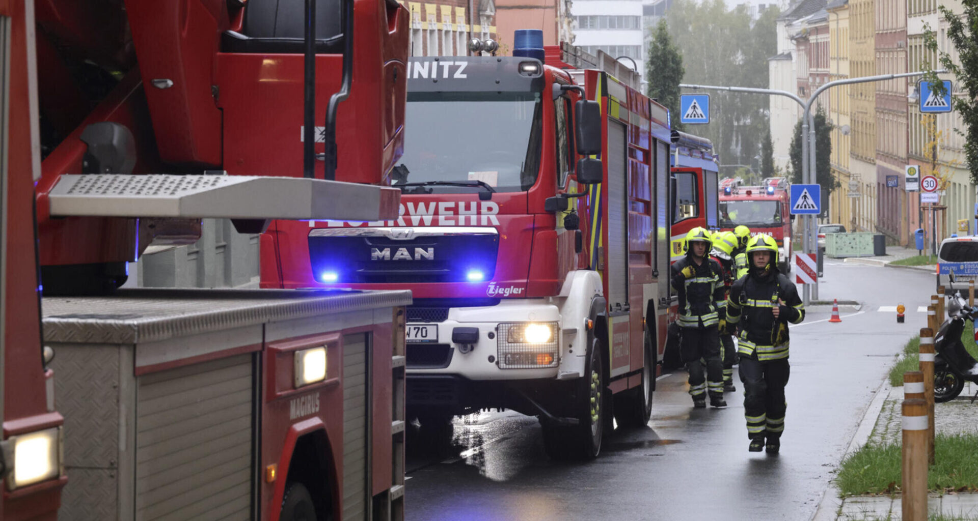 Brand auf dem Sonnenberg: Zietenstraße voll gesperrt