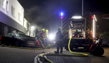 Feuer in Chemnitzer Autowerkstatt ausgebrochen
