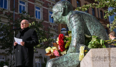 Infotafel auf dem Brühl in Chemnitz enthüllt