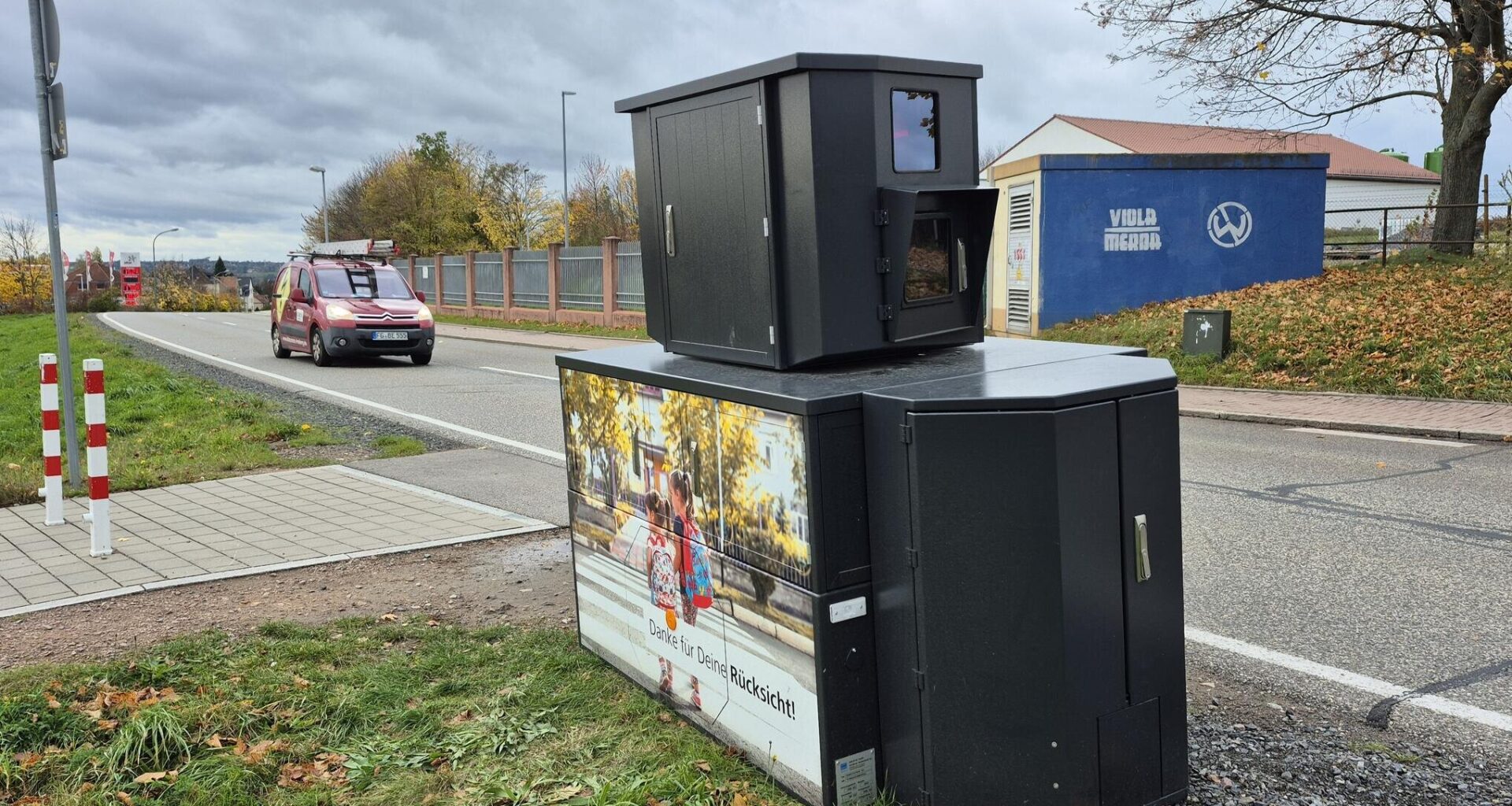 Der neue Superblitzer steht jetzt in Frankenberg