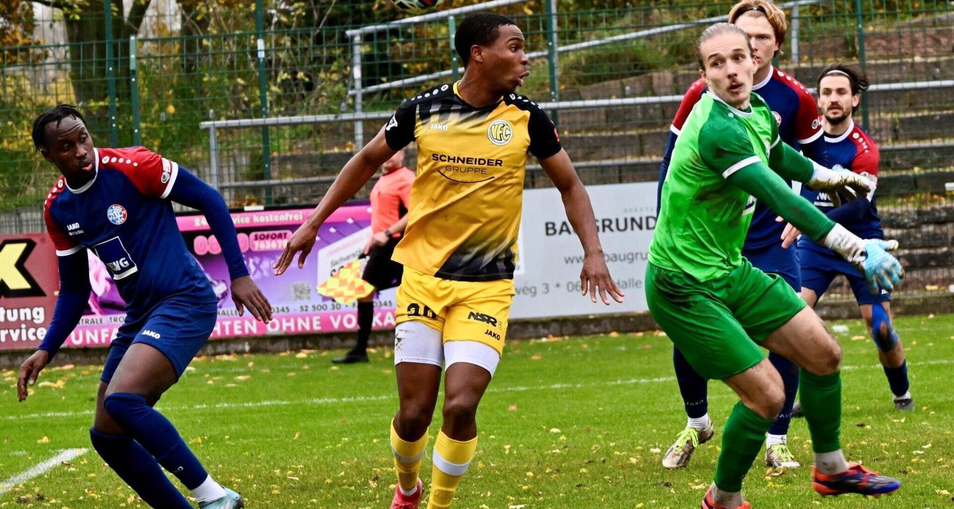 Ist die Jagd abgeblasen? Der VFC Plauen geht auch beim VfL Halle als Verlierer vom Platz