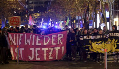 Hunderte in Chemnitz auf der Straße