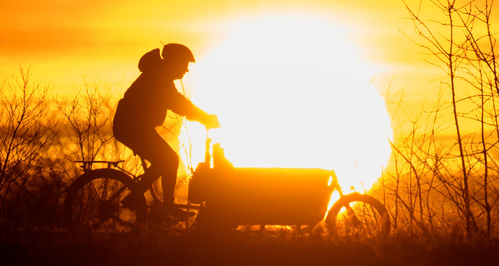 Mann bremst Polizei in Chemnitz mit Lastenfahrrad aus