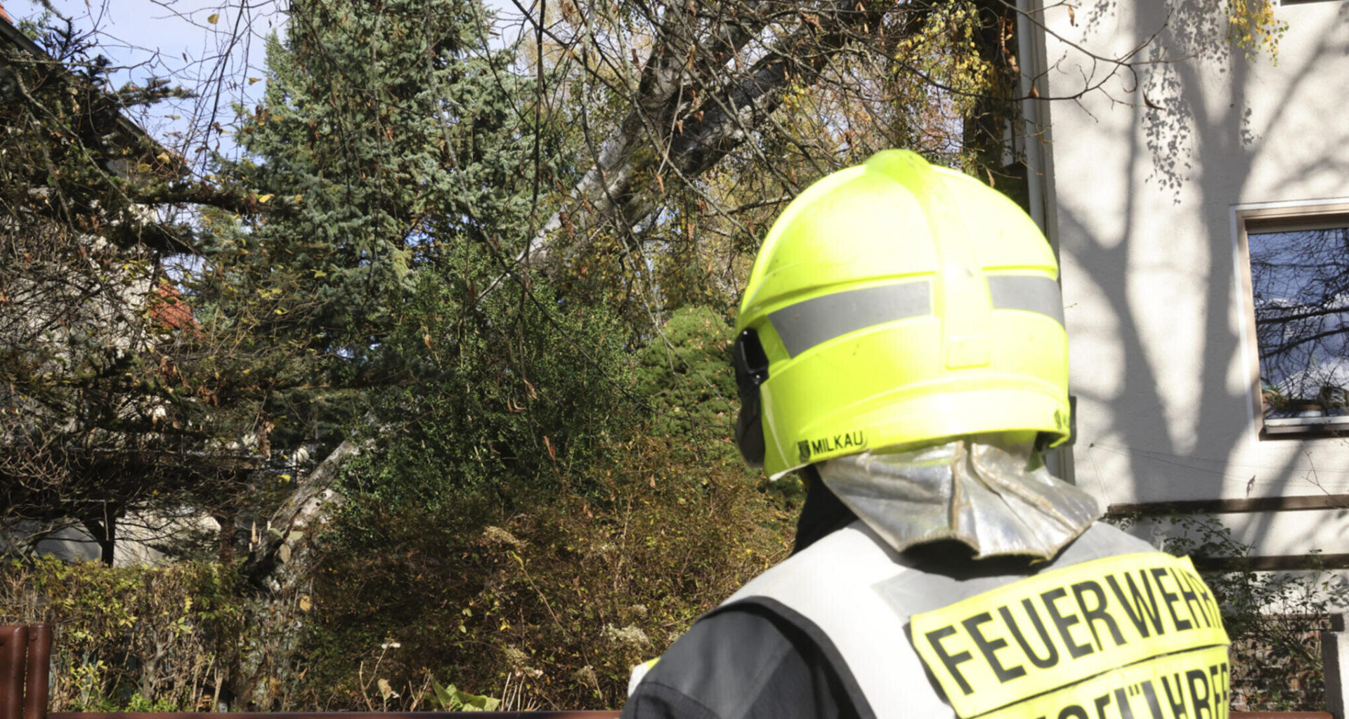 Strom weg und Feuerwehr im Einsatz
