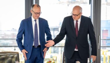 Antrittsbesuch: Merz: Bremen steht für Handel und Hightech
