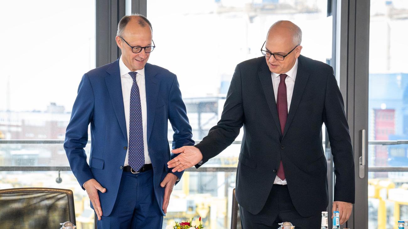 Antrittsbesuch: Merz: Bremen steht für Handel und Hightech