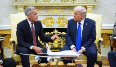 Handelskonflikt: Donald Trump empfängt Mark Carney im Weißen Haus