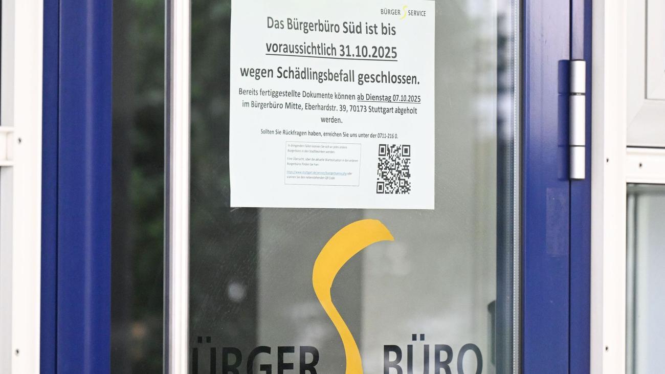 Ungeziefer: Bürgerbüro Süd in Stuttgart wegen Mäusen geschlossen