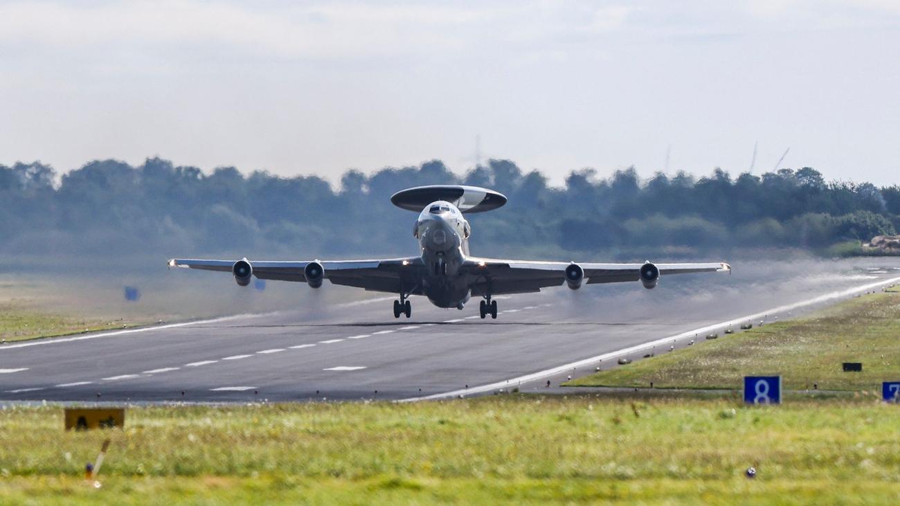 Geilenkirchen bei Aachen: Entwarnung auf Nato-Flugplatz: Keine Drohne