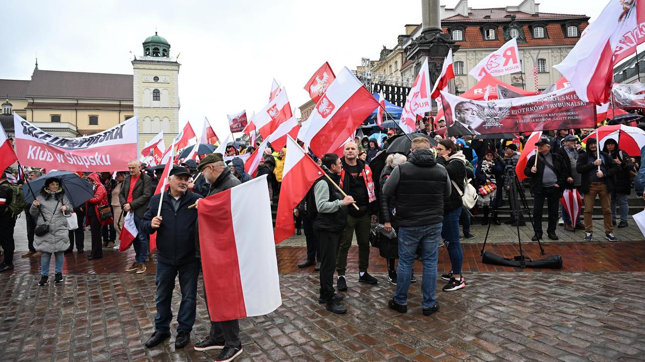 Europäische Union: Tausende demonstrieren in Polen gegen EU-Migrationspolitik