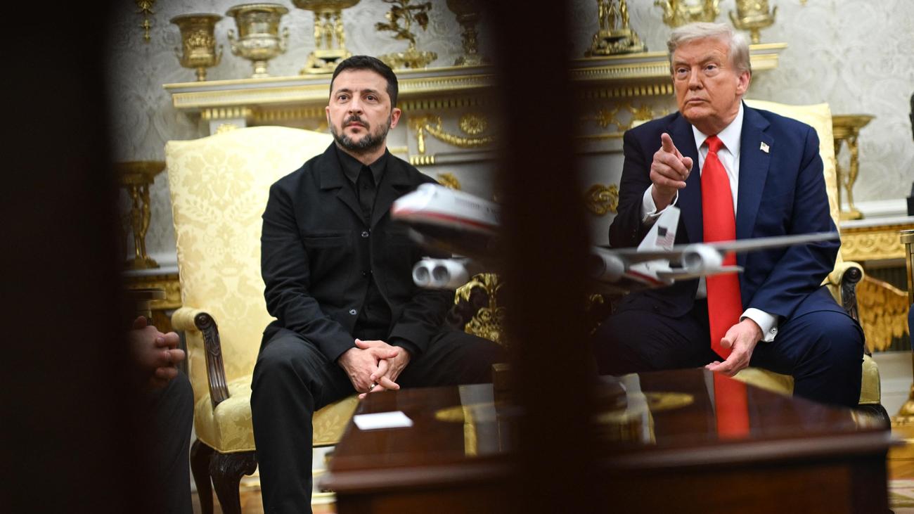 Krieg in der Ukraine: Selenskyj berichtet von "positivem und produktivem" Gespräch mit Trump